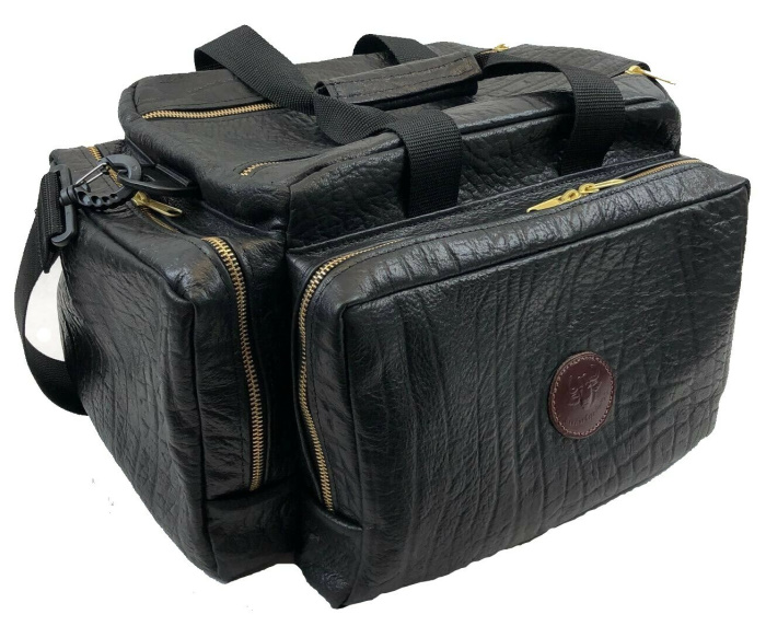 (image for) Black Cape Buffalo Hide Shooting Range Bag